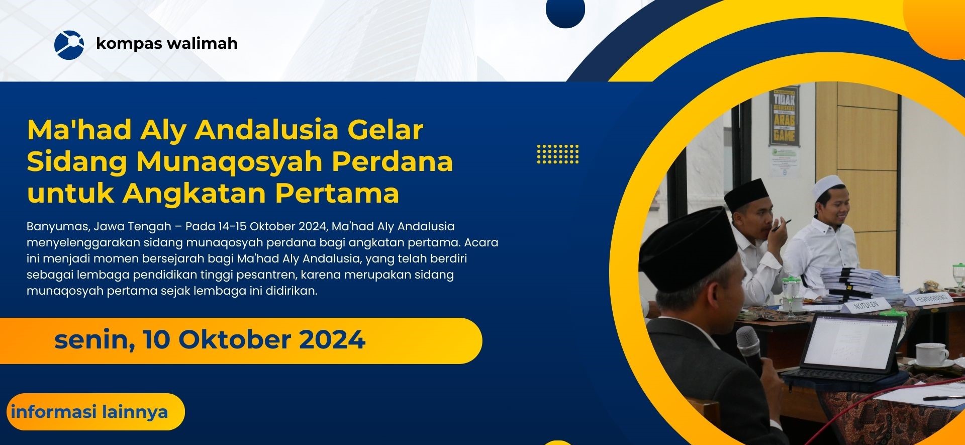 Yellow and Blue Modern Marketing Strategy Presentation - 1